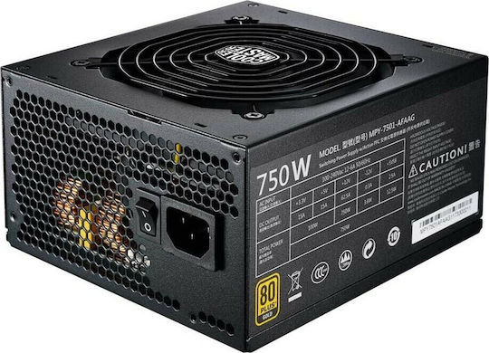 CoolerMaster V750 SFX Gold 750W Μαύρο Τροφοδοτικό Υπολογιστή Full Modular 80 Plus Gold