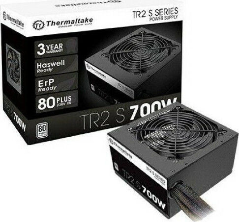 Thermaltake TR2 S 700W Μαύρο Τροφοδοτικό Υπολογιστή Full Wired 80 Plus Standard