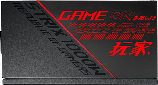 Asus ROG-STRIX-1000G 1000W Μαύρο Τροφοδοτικό Υπολογιστή Full Modular 80 Plus Gold