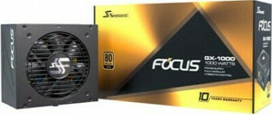 Seasonic Focus GX 1000W Black Computer Power Supply Full Modular 80 Plus Gold