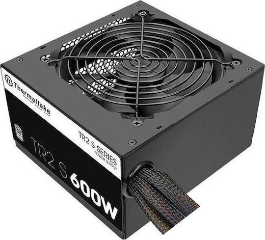 Thermaltake TR2 S 600W Black Computer Power Supply Full Wired 80 Plus Standard
