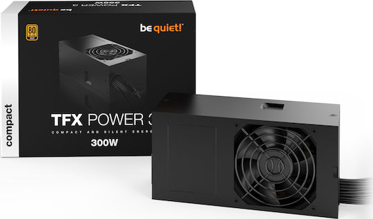 Be Quiet TFX Power 3 300W Μαύρο Τροφοδοτικό Υπολογιστή Full Wired 80 Plus Gold