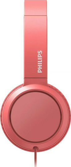 Philips TAH4105 Wired On Ear Headphones Red