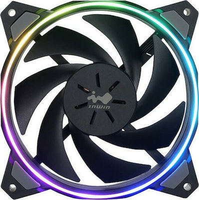 In Win Sirius Loop ASL120 Ventilator Carcasă cu Iluminare RGB și Conexiune 4-Pin PWM 3buc