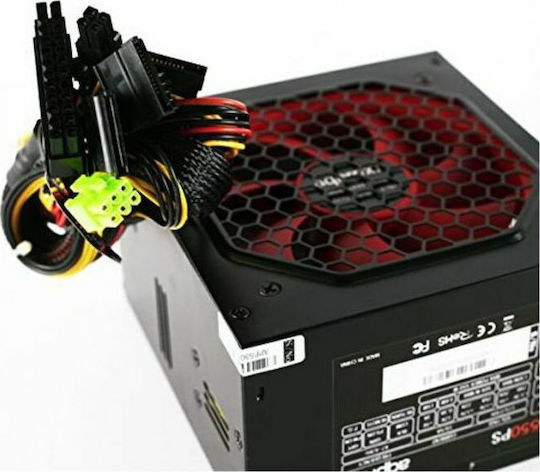 Approx S550 550W Μαύρο Τροφοδοτικό Υπολογιστή Full Wired