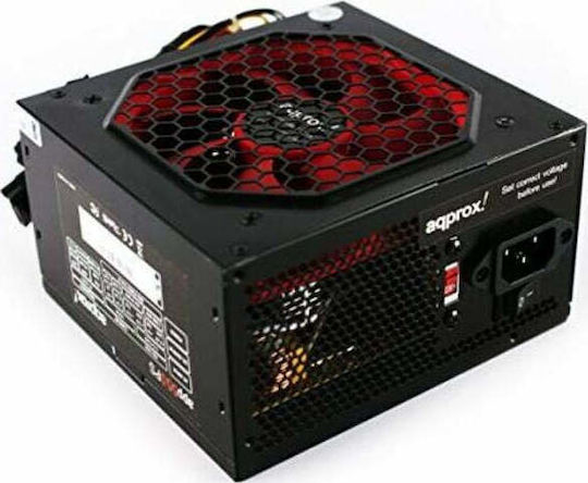 Approx S550 550W Μαύρο Τροφοδοτικό Υπολογιστή Full Wired
