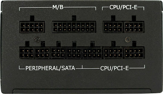 LC-Power LC6750M rev. 2.31 750W Черен Компютърно захранване Пълен модул 80 Plus Gold