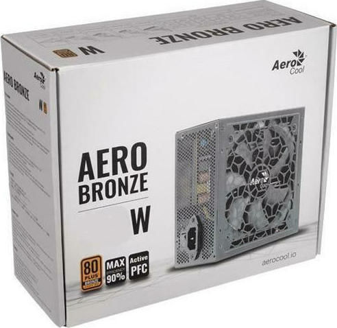 Aerocool Aero Bronze 750W Black Computer Power Supply Full Wired 80 Plus Bronze