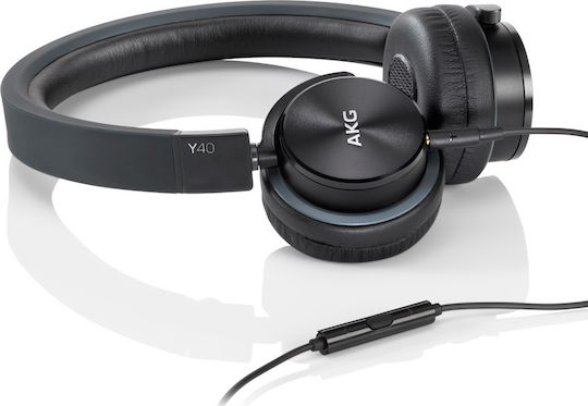 AKG Y40 Wired On Ear Headphones Black