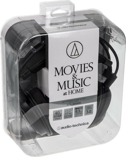 Audio Technica ATH-AVA400 Ενσύρματα Over Ear Ακουστικά Μαύρα