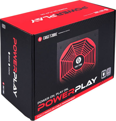 Chieftec GPU-850FC 850W 850W Μαύρο Τροφοδοτικό Υπολογιστή Full Modular 80 Plus Platinum