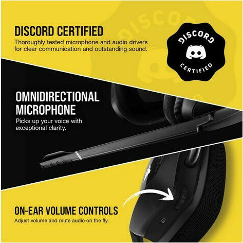 Corsair VOID ELITE Wireless Over Ear Gaming Headset με σύνδεση USB