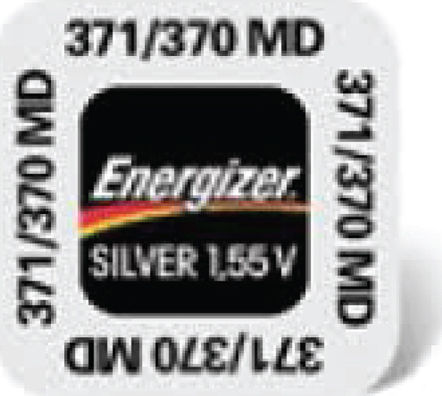 Energizer 371/370 Batterie Silber-Oxid für Uhren SR69 1.55V 1Stück
