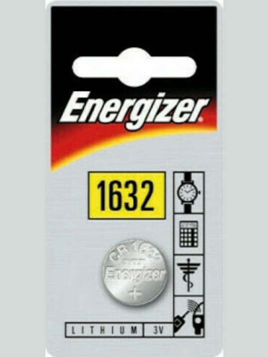 Energizer Μπαταρία Λιθίου Ρολογιών CR1632 3V 1τμχ