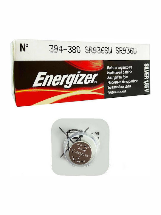 Energizer 394/380 Μπαταρία Silver Oxide Ρολογιών SR45 1.55V 1τμχ