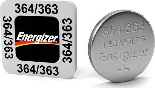 Energizer 364/363 Batterie Silber-Oxid für Uhren SR60 1.55V 1Stück