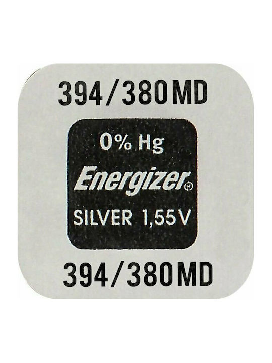 Energizer 394/380 Μπαταρία Silver Oxide Ρολογιών SR45 1.55V 1τμχ