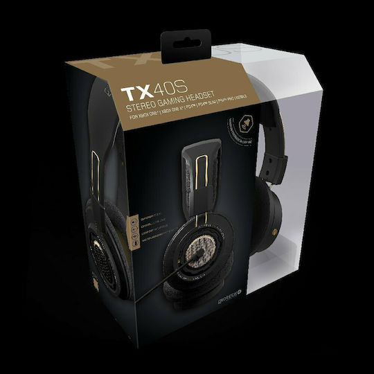 Gioteck TX-40S Over Ear Gaming Headset cu conexiune 3,5mm Negru