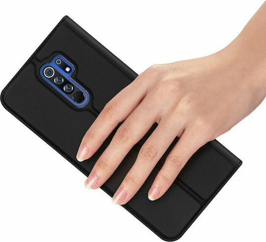 Dux Ducis Skin Pro Book Δερματίνης Μαύρο (Redmi 9)