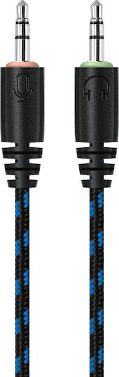 Defender Scrapper 500 Надушници Геймърски слушалки с връзка 2x3,5 мм Black/Blue