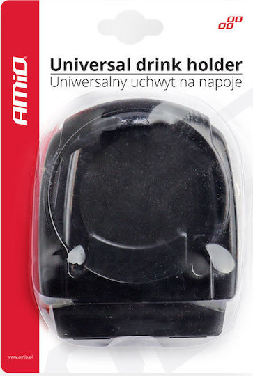 AMiO Car Cup Holder DH-03 1 Position for AC Vents in Black Color