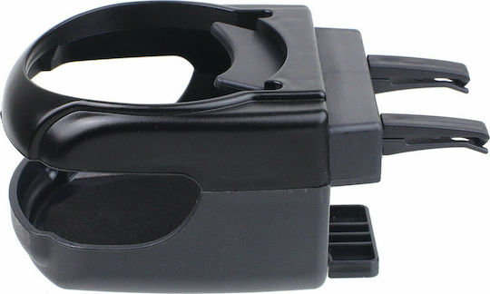 AMiO Car Cup Holder DH-03 1 Position for AC Vents in Black Color