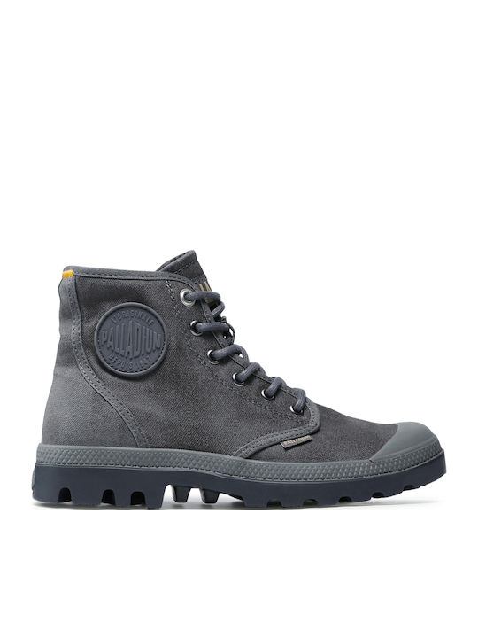 Palladium Pampa Hi Ανδρικά Μποτάκια Γκρι