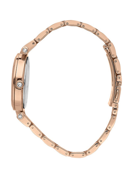 Chiara Ferragni Brățară cadran roz aurie Ceas de Damă cu Rose Gold Brățară Metalică