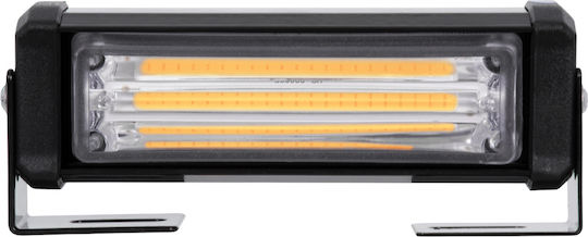 GloboStar Pro Series Μπάρες Σήμανσης Οχήματος Οδικής Βοήθείας για Αυτοκίνητα & Φορτηγά 13 Προγραμμάτων Φωτισμού 4τμχ LED 10-30V - Πορτοκαλί