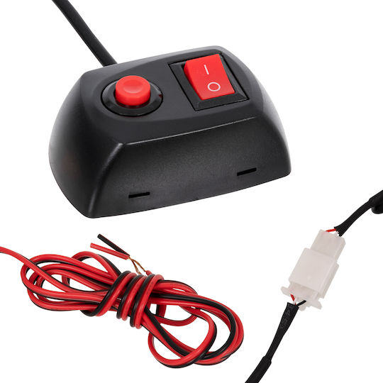 GloboStar Μπάρα Σήμανσης Αυτοκινήτου LED 10 - 30V Αδιάβροχη με Κόκκινο Φωτισμό