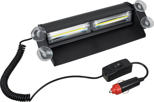 GloboStar Car Warning Bar LED 10 - 30V 25.5cm with White Lighting