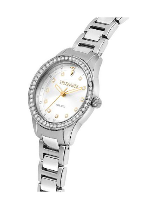 Trussardi T Sky Women's Watch with Silver Metal Bracelet