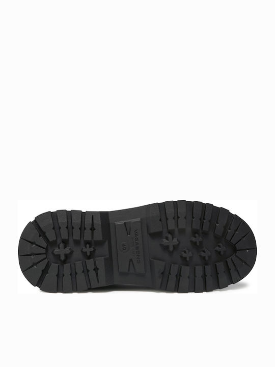 Isac Leather Black Boots