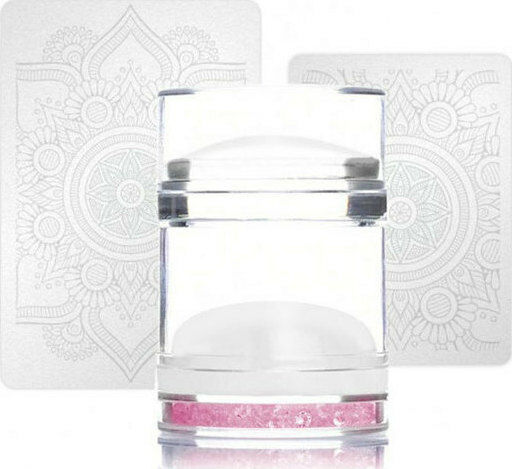 UpLac Silicone Double Scratch & Card Briefmarken für Nägel in Transparent Farbe