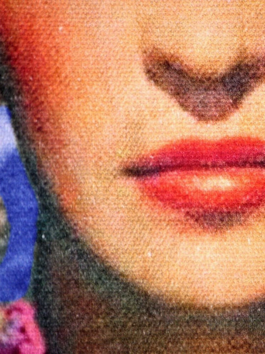 Synchronia Frida KAHLO Чанта за Пазаруване в Син цвят
