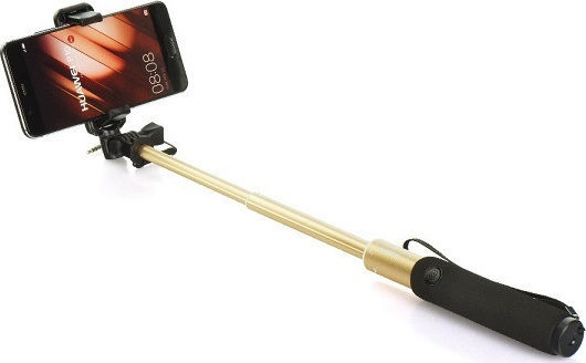 Remax P5 Selfie Stick με Καλώδιο 3.5mm Χρυσό