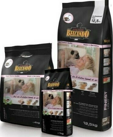 Belcando Finest Light 4kg Dry Food Diet, Grain-Free for Adult Dogs with Poultry and Rice
