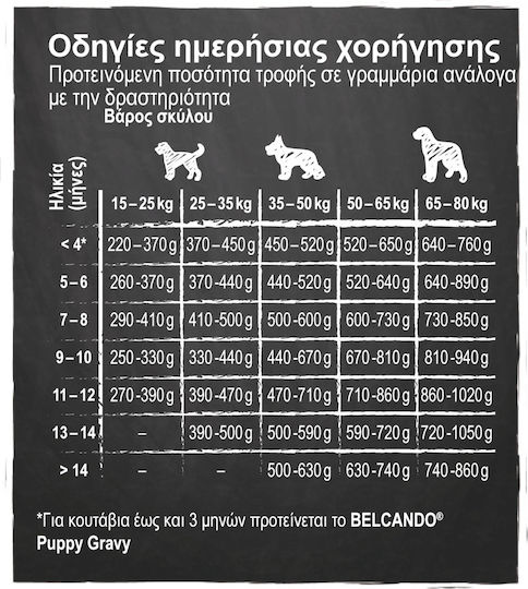 Belcando Junior Lamb & Rice 4kg Hrană Uscată fără Cereale pentru Căţei de Rase Medii & Mari cu Miel și Orez