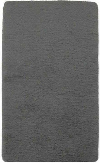 Newplan Puffy Anti-slip Rug Rectangular Shaggy Furry FC7A Dark Grey