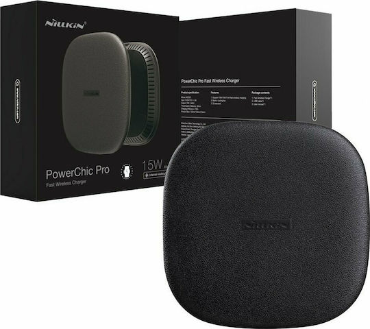 Nillkin Wireless Charger Qi Pad 15W Black Powerchic Pro