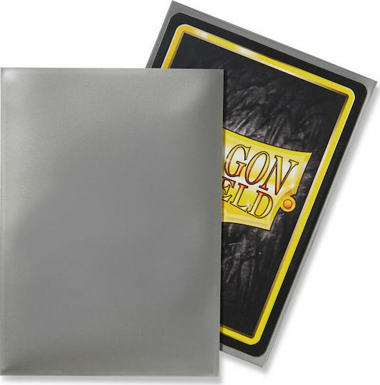 Dragon Shield Dragon Shield Silver Card Sleeves Standard Size 100τμχ Silver ART10008