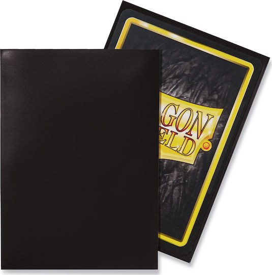 Dragon Shield Dragon Shield Black Classic Card Sleeves Standard Size 100τμχ Black ART10002