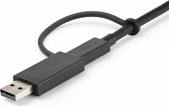StarTech Regular USB to Type-C Cable Μαύρο 1m (USBCCADP)