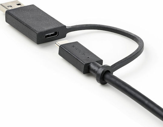 StarTech Regular USB to Type-C Cable Μαύρο 1m (USBCCADP)