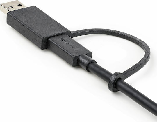 StarTech Regular USB to Type-C Cable Μαύρο 1m (USBCCADP)