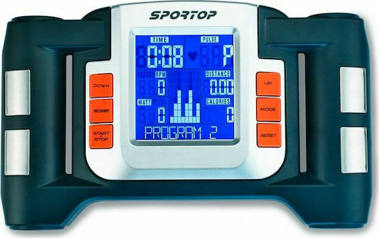 Sportop E-850P Μαγνητικό Ελλειπτικό Μηχάνημα με Δίσκο 8kg για Χρήστη έως 125kg ΓκριΓκρι