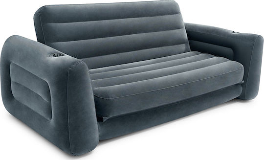Intex Inflatable Sofa for 2 People Gray 203x203cm