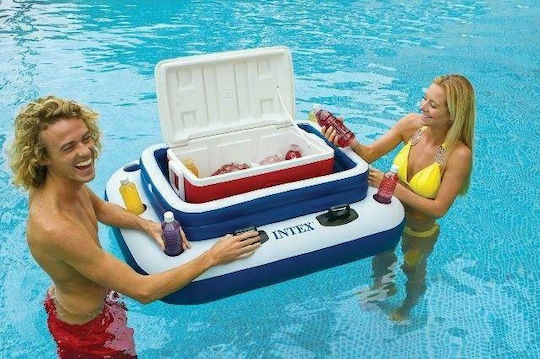 Intex Mega Chill Inflatable Drink Holder with Handles Blue