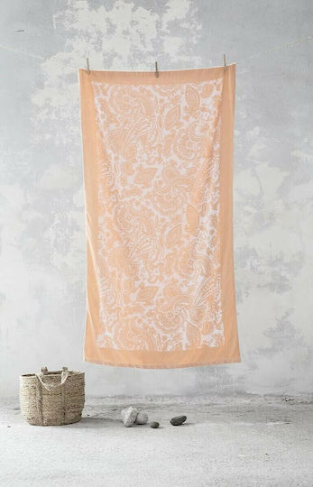 Nima Keyla Cotton Orange Beach Towel 160x90cm