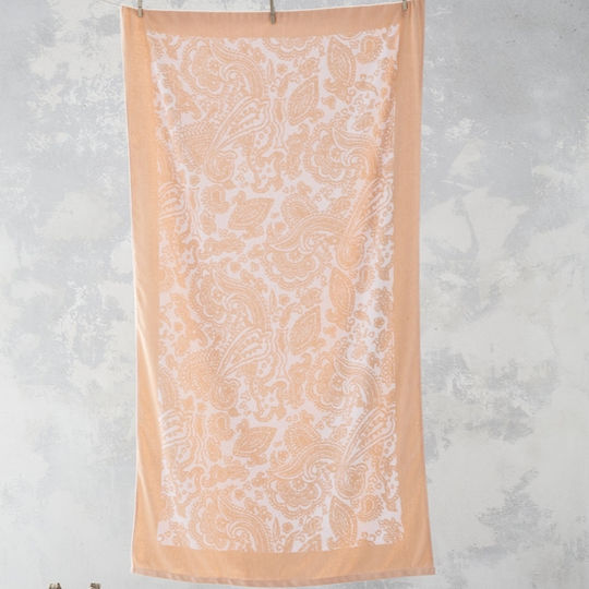 Nima Keyla Cotton Orange Beach Towel 160x90cm